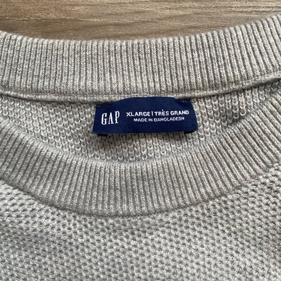 Grey GAP Knitted Crewneck - Picture 2 of 2